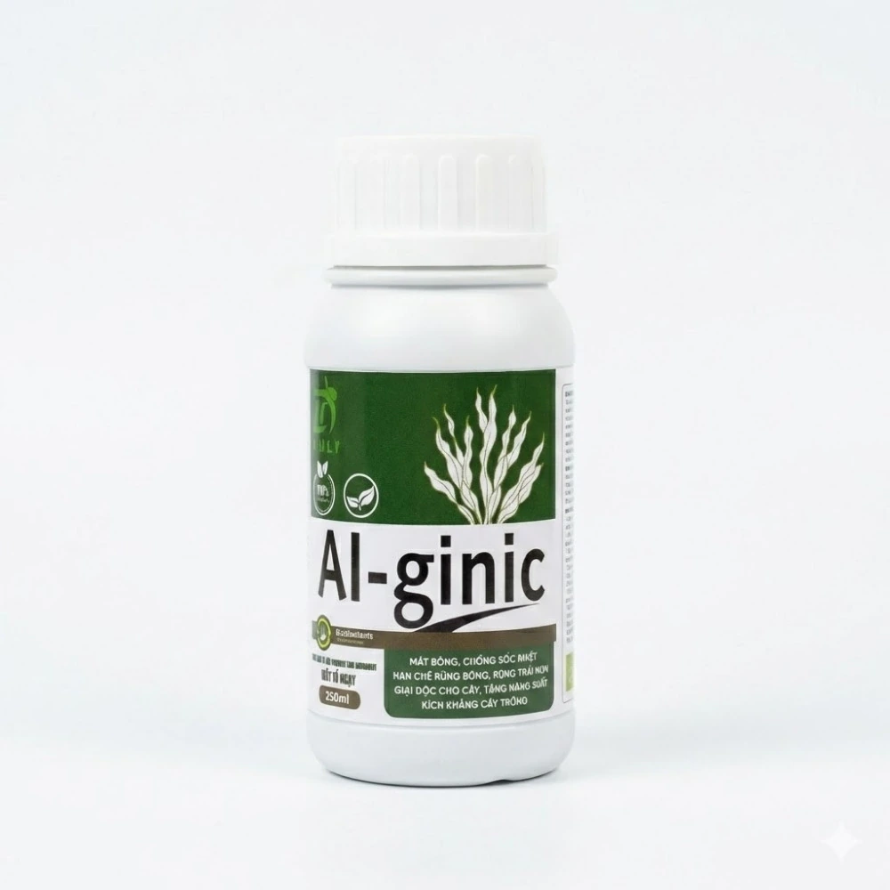 Chai Al-ginic chiết xuất tảo biển hỗ trợ cây giảm stress sinh lý