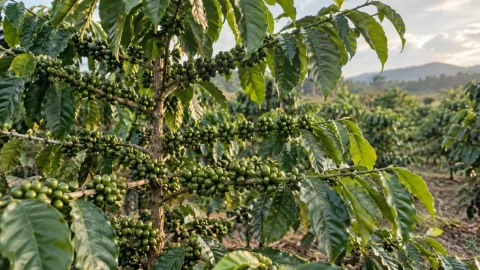 Dinh dưỡng cà phê cuối mùa mưa: nuôi trái và giữ sức cây